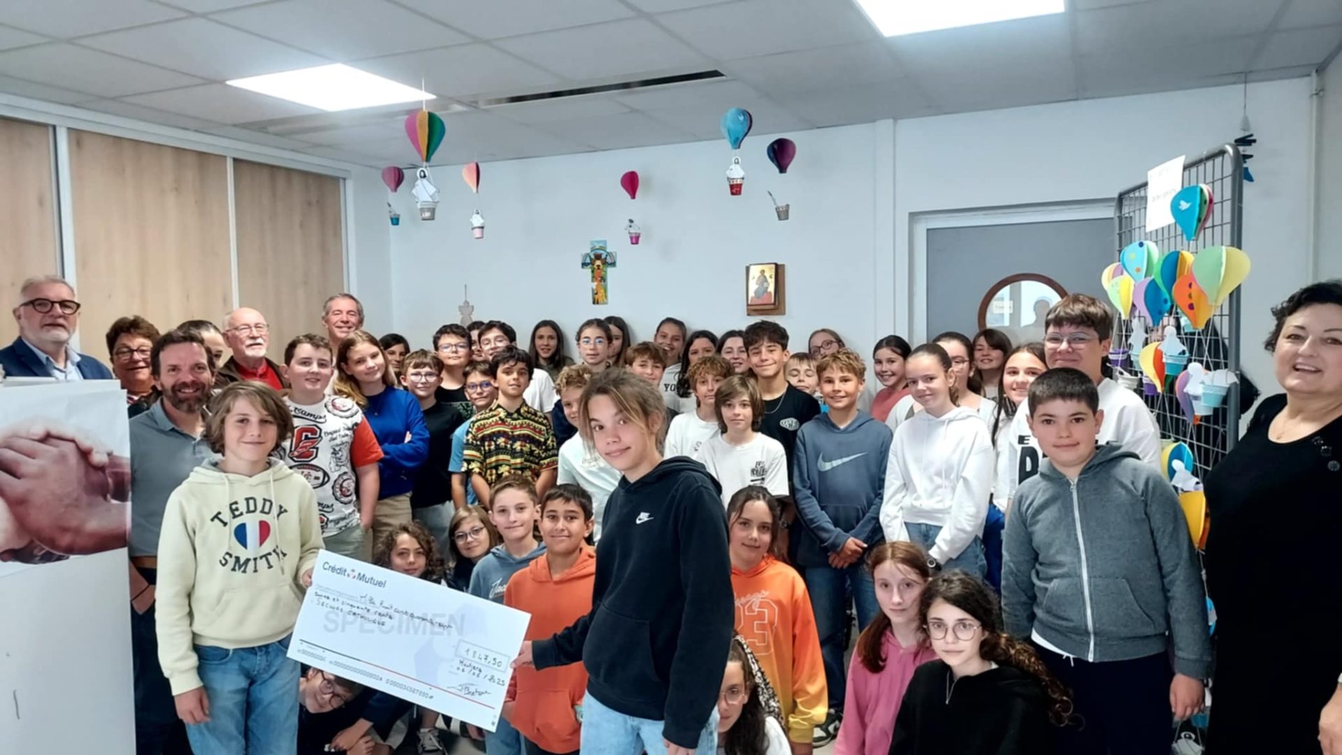 photo remise de chèque